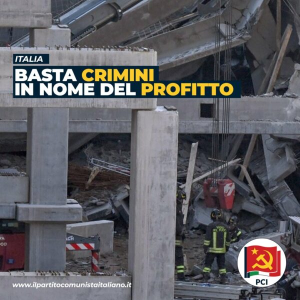 PCI - Basta crimini in nome del profitto