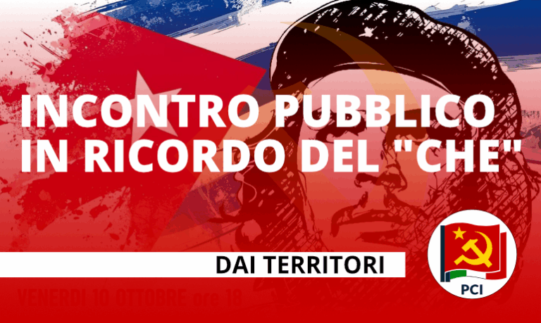 PCI - Venerdì 10 ottobre 2025: incontro pubblico in ricordo del "Che" - T PCI Savona Che WP Partito Comunista Italiano T PCI Savona Che WP