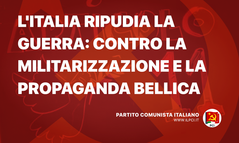 PCI - L'Italia ripudia la guerra - Wordpress 2 Partito Comunista Italiano Wordpress 2