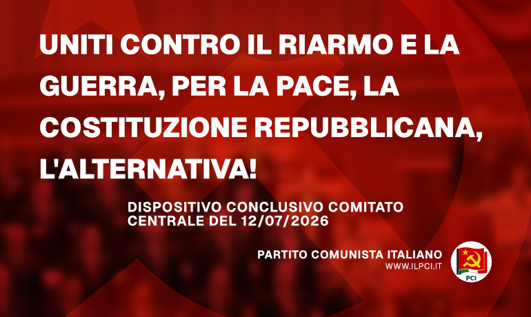 Uniti contro il riarmo e la guerra, per la pace, la Costituzione Repubblicana, l’alternativa!